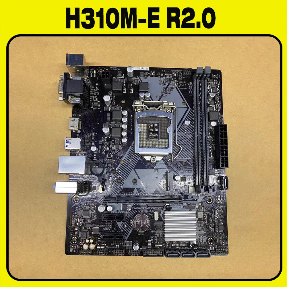 PRIME H310M-E R2.0 для A-S-U-S mATX материнская плата DDR4 2666MHz SATA 6Gbps USB 3,1