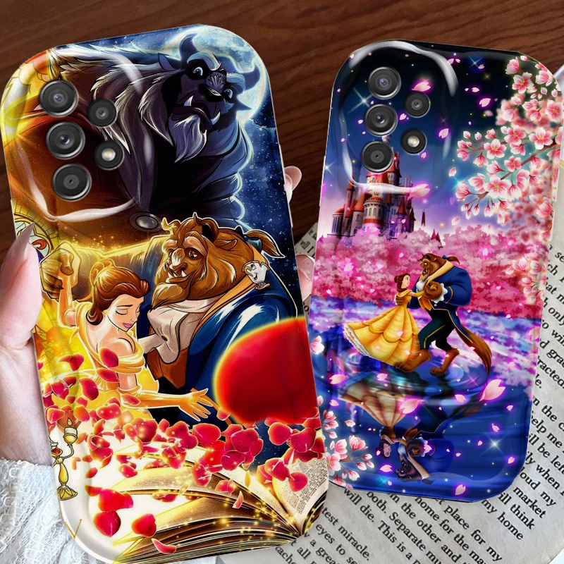 Disney «Красавица и Чудовище» для Samsung A55, A54, A53, A52, A35, A34, A33, A32, A25, A24, A23, A22, A21S, A15, A13, A14, 5G Wave Oil Soft