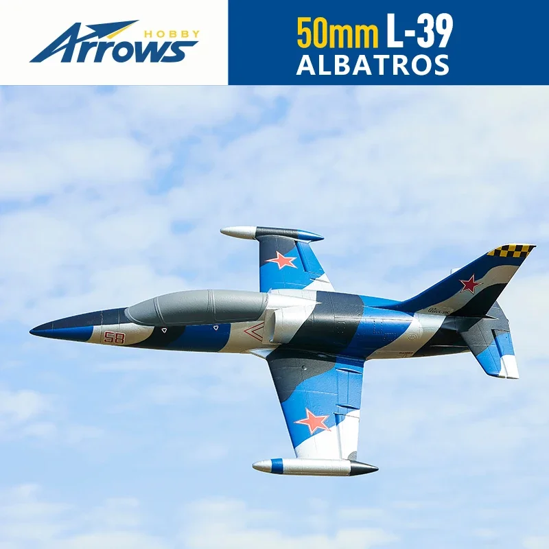 Модель летательного аппарата Arrow L39 50 мм, модель летательного аппарата EDF, летательный аппарат начального уровня с ручным метательным аппаратом и фиксированным крылом