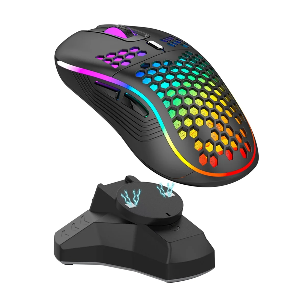 Фото ГОРЯЧИЙ! Док-станция для зарядки мыши для Logitech G PROX2/1 GPW3/ 2/1 G903/G703/G502/G403 База для зарядки беспроводной мыши №2