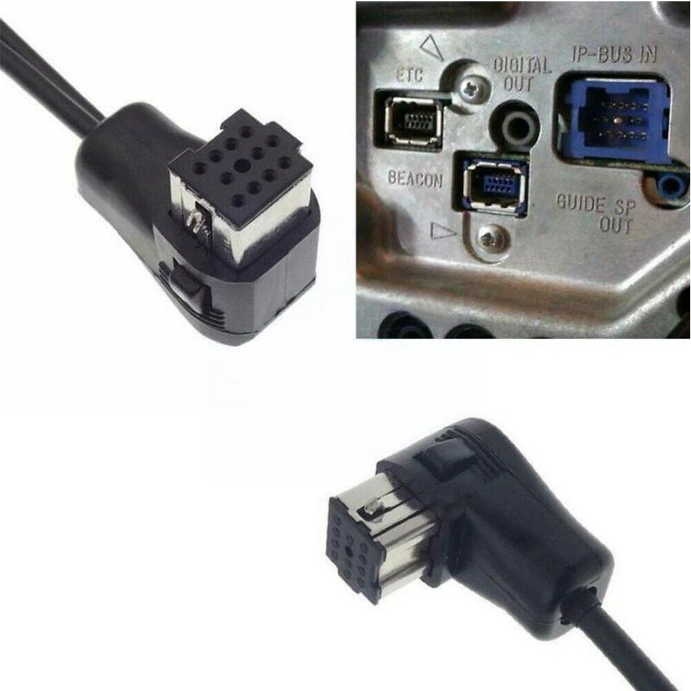 Фото Bluetooth AUX-кабель, Aux-ресивер, адаптер, совершенно новый для фотографического интерфейса, 11 контактов, 27 см, ABS пластиковые черные Bluetooth-устройства №5