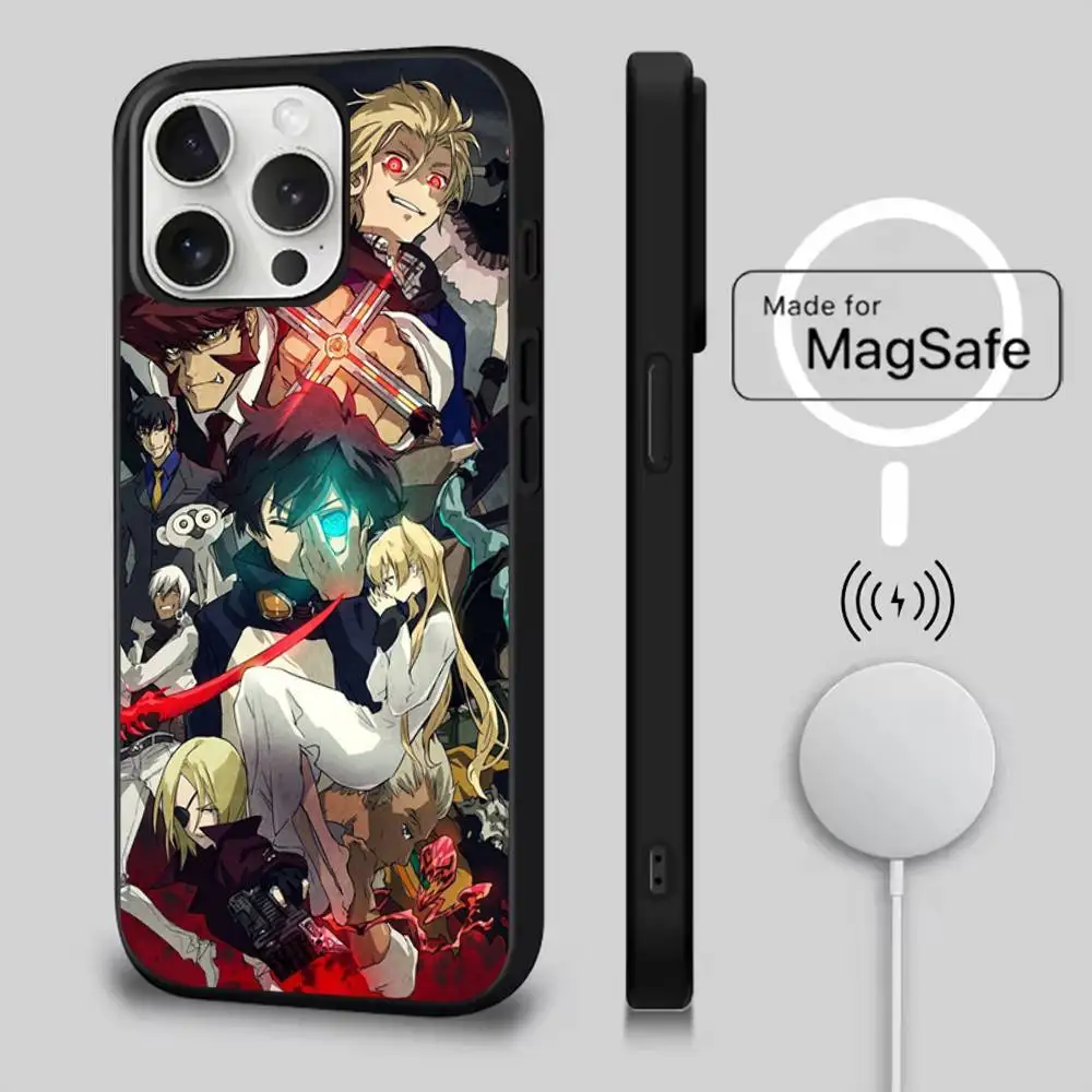 Фото Чехол для телефона Blood Blockade Battlefront для iPhone 17,16,15,14,13,12,11,Pro,Max,Plus,Mini,SE4,E с магнитной беспроводной зарядкой Magsafe №3