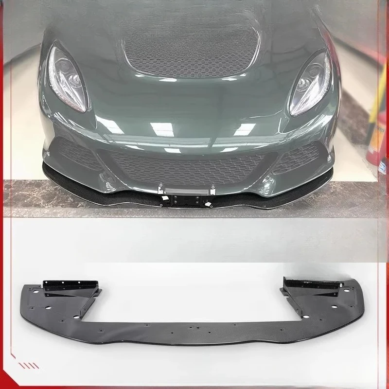 Детали модификации автомобиля подходят для модификации Lotus Lotus Exige S3, передняя губная сумка из углеродного волокна, передний шпатель Автомобили и мотоциклы