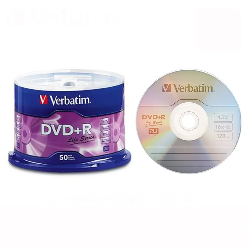 Verbatim 4,7 ГБ DVD + R записываемый 16X 120 мин 50 шт.бочка (art.: 3920c1379a6f9) - 3920c1379a6f9