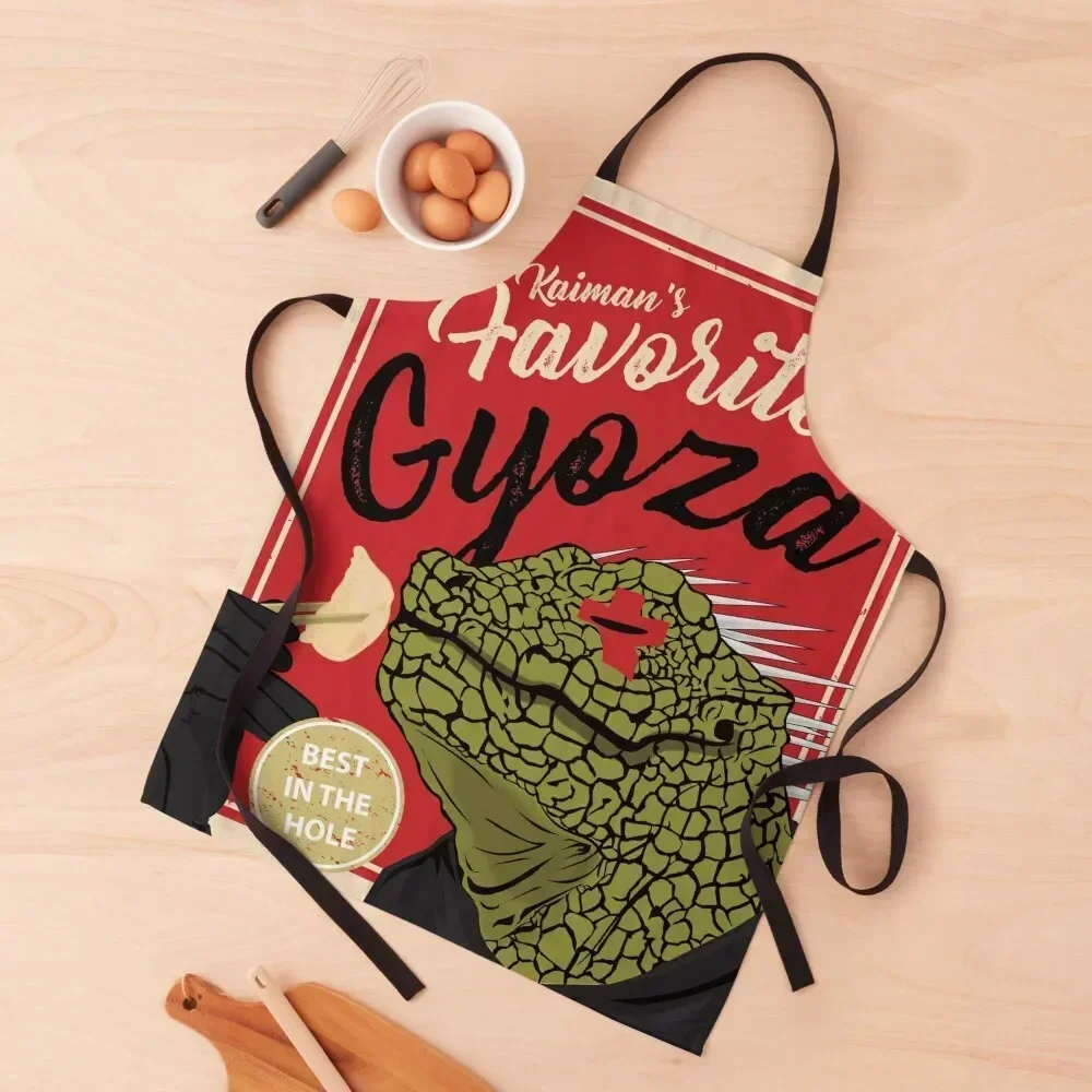 Dorohedoro аниме Kaiman ест Gyoza фартук кухонные кавайные аксессуары вещи для дома кухня шеф-повар мужской кухонный фартук