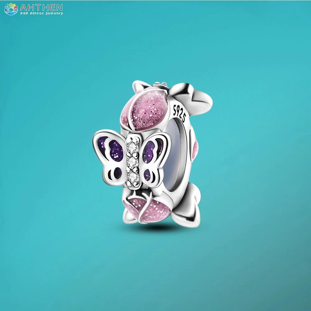 Оригинальные браслеты Pandora с зажимом в виде бабочки