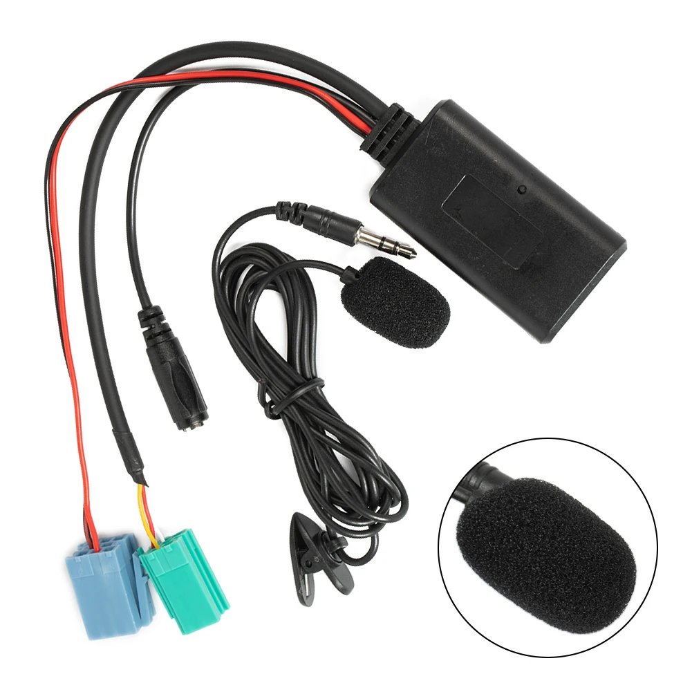 Автомобильный Bluetooth 5,0 стерео аудио AUX вход кабель мини штекер для Renault 2005-11 Blueooth функция воспроизведения музыки