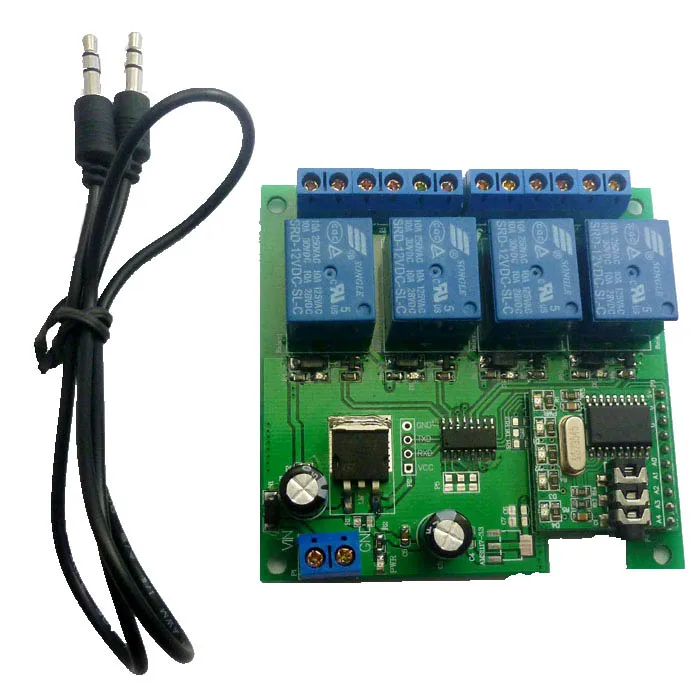DC 12 В DTMF MT8870 голосовой декодер телефона, мгновенный тумблер, таймер задержки, многофункциональное реле, модуль дистанционного переключателя