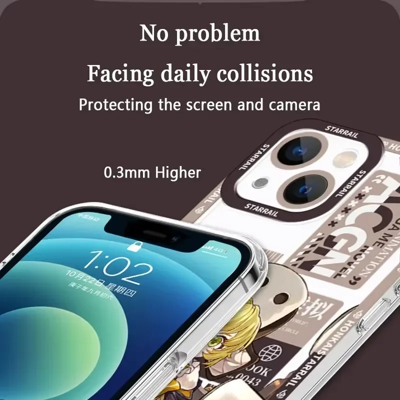 Фото Мягкий чехол для Xiaomi 14T 13T 12T 11T 10T 14 13 12 11 Lite 5G NE POCO F6 X6 Pro X3 NFC X5 X4 GT F3 F4 F5 M6 Game Honkai Star Rail №3