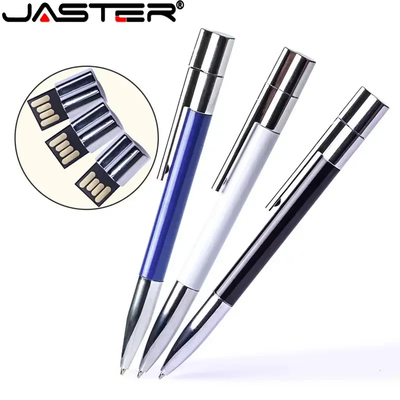 Фото USB-флеш-накопитель JASTER металлический серебристый, 128 ГБ, 64 ГБ, 16 ГБ №1