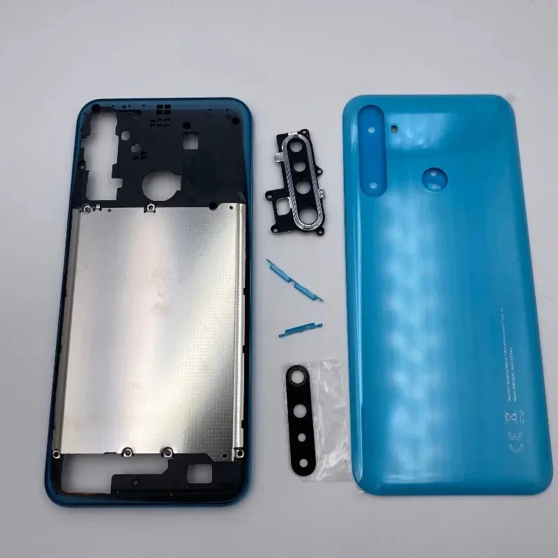 Для Oppo Realme 6i полный корпус средняя рамка аккумулятор задняя крышка корпус панель запасные части Телефоны и аксессуары
