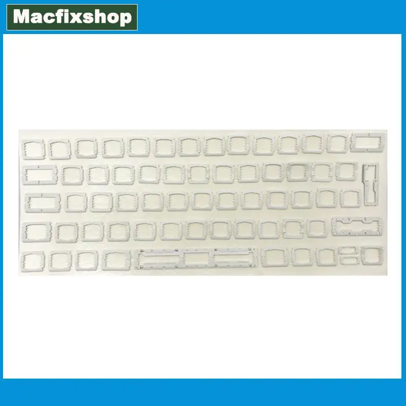 Фото Ноутбук A1706 A1707 A1708 Зажим для клавиатуры Ножницы 2016 2017 Для Macbook Pro США Великобритания ЕС A1534 2017 Клавиатура Белые зажимы-бабочки №4