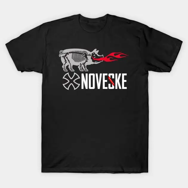 Noveske свинка без костей Футболка 100% хлопок уличная одежда Высокое качество Новые Модные топы футболки