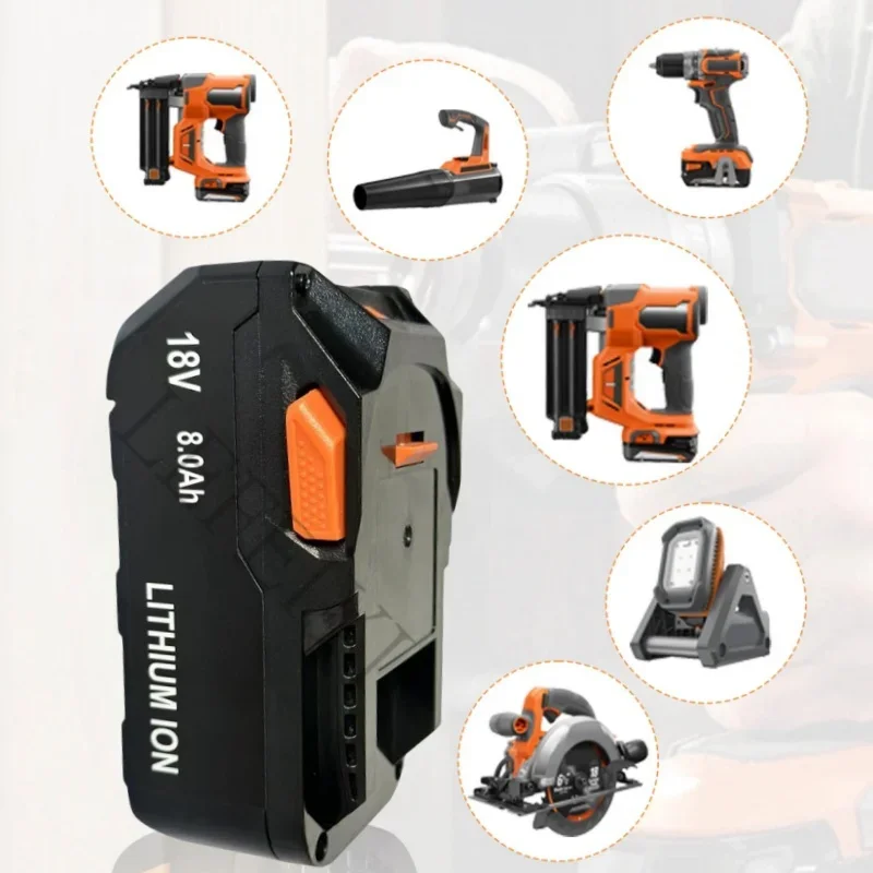 Р 840083   18 В 8000 мАч для литиевой аккумуляторной батареи AEG Ridgid R 840083   Р 840085   Р 840086   Р 840087   Аккумулятор для электроинструмента L1830R (art.: 3920ca9c56357) - 3920ca9c56357