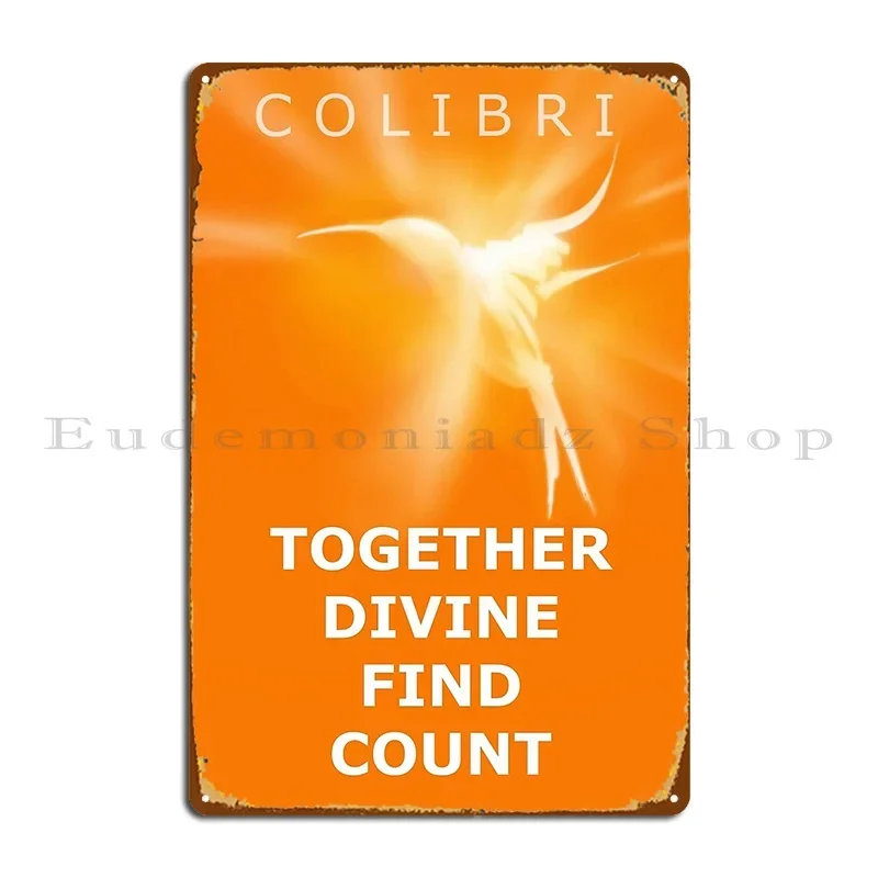 Ho Oponopono Colibri Prosperity Switchwords Металлический знак Создайте индивидуальный пещерный кинотеатр Иржавая жестяная вывеска Плакат