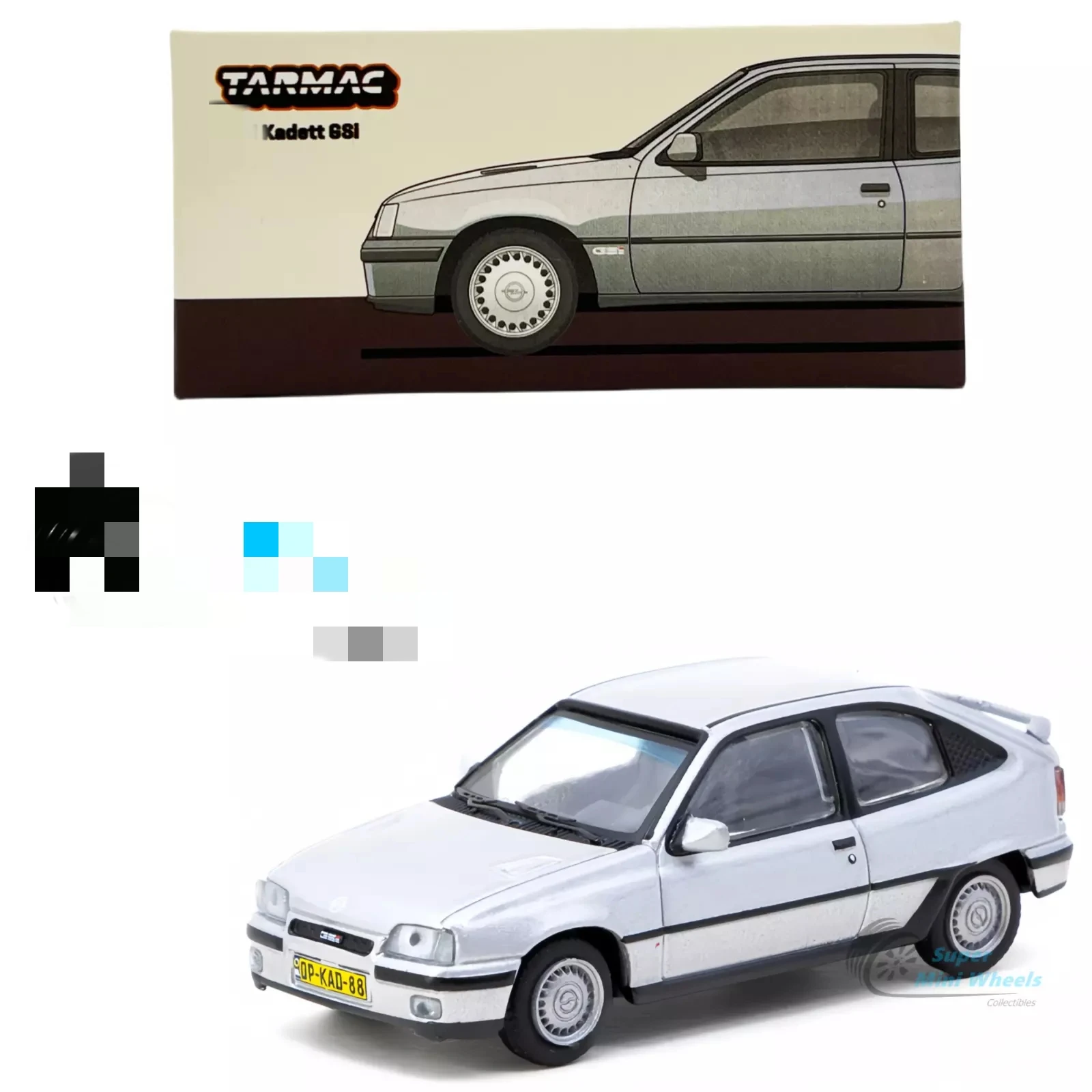 Tarmac Works 1/64 Kadett GSi Серебряная литая модель автомобиля Коллекция ограниченного выпуска игрушки для хобби