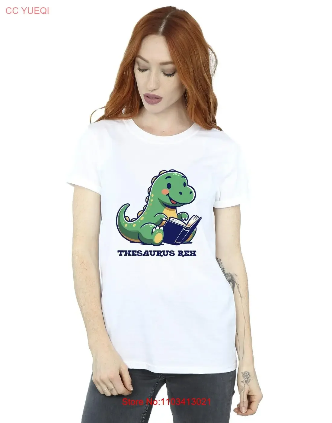 Абсолютная культовая женская футболка Thesaurus Rex Boyfriend, винтажная стильная уличная одежда, повседневная дышащая футболка унисекс с графикой