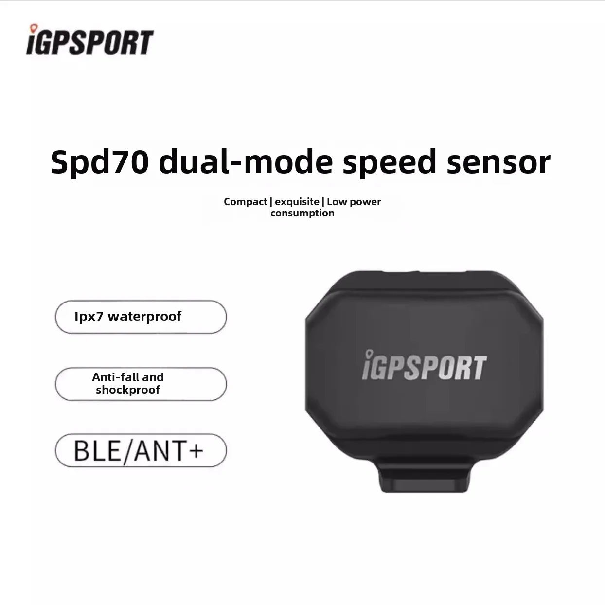 Фото IGPSPORT CAD70 SPD70 Датчик скорости Двухрежимная поддержка велосипедного каденса HR40 HR70 Монитор сердечного ритма для Garmin BSC100S BSC200 BSC300 №4