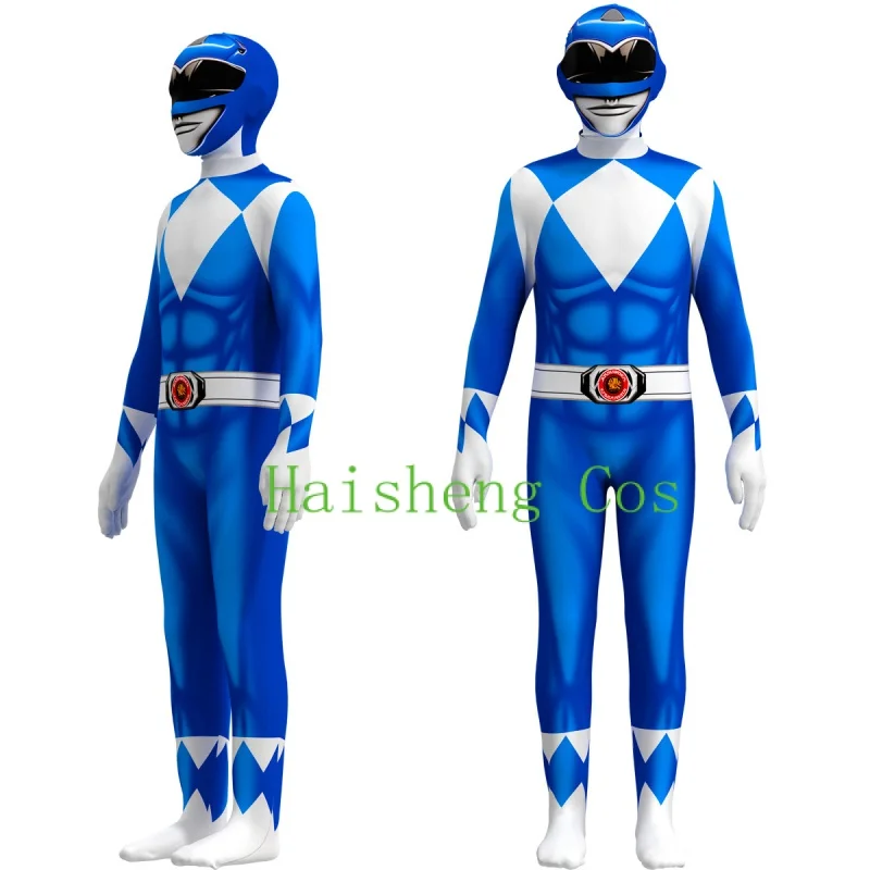 Детский костюм супергероя Power Samurai Sentai Shinkenger Ranger, костюм комбинезон для взрослых, платье, костюмы на Хэллоуин