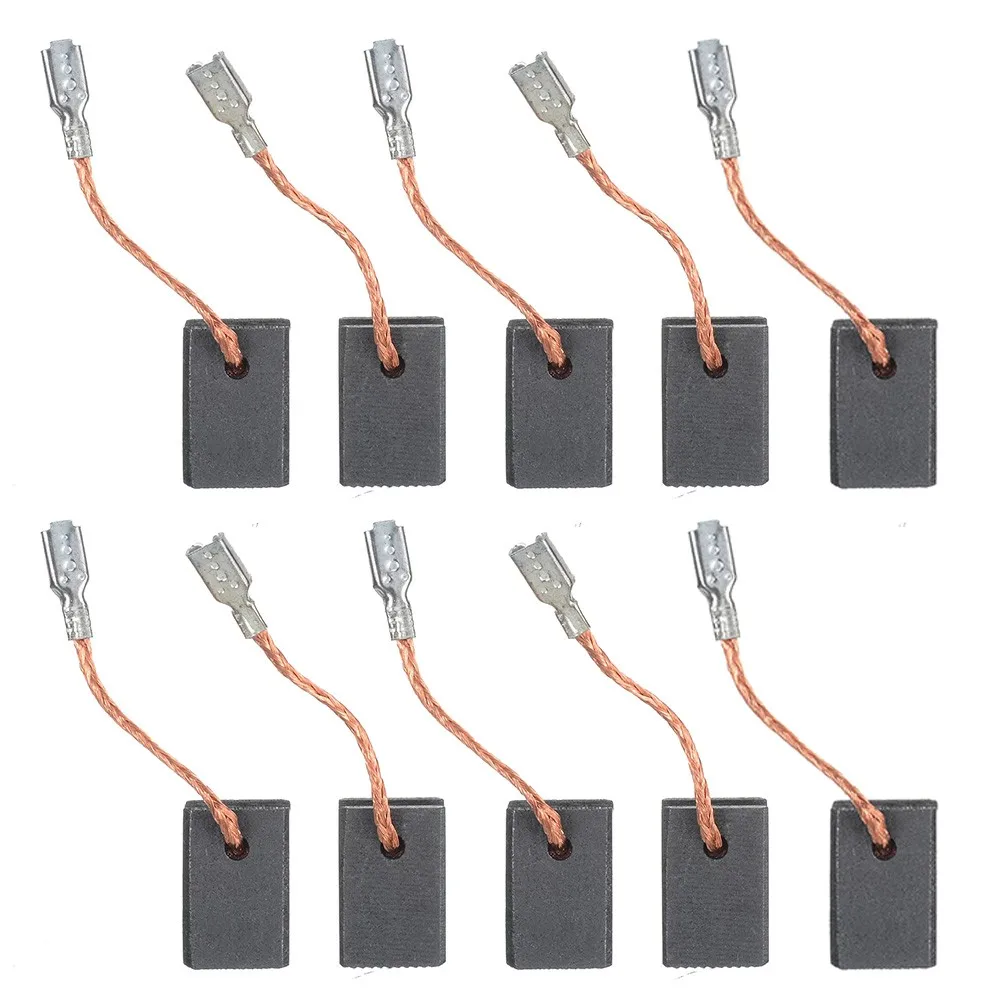 Фото 10 шт. угольные щетки 5 мм x 10 мм x 17 мм, совместимые с Bosch GWS14150 15150 10125 125CI GOP12CE, модель GWS14 150 №5