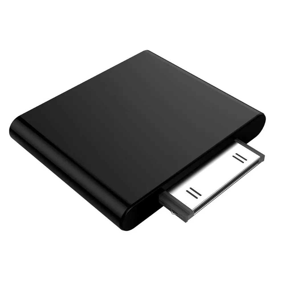 Bluetooth V2.1 Стерео аудио адаптер ключ Бесплатный драйвер 30-контактный Bluetooth аудио музыкальный передатчик для iPod Nano/Classic/Touch