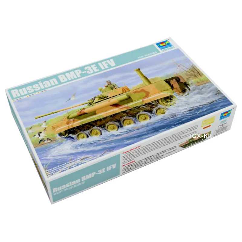 Trumpeter 01530 1/35 Русский BMP-3E BMP3 IFV Пехотная боевая машина Автомобиль Военная игрушка в подарок Пластиковая сборка Комплект модели здания