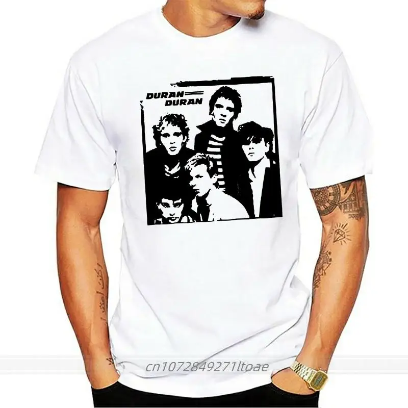 Фото Мужская брендовая футболка teeshirt, мужская летняя хлопковая футболка, Мужская футболка Duran Music, футболка с принтом, футболки, Топ №1