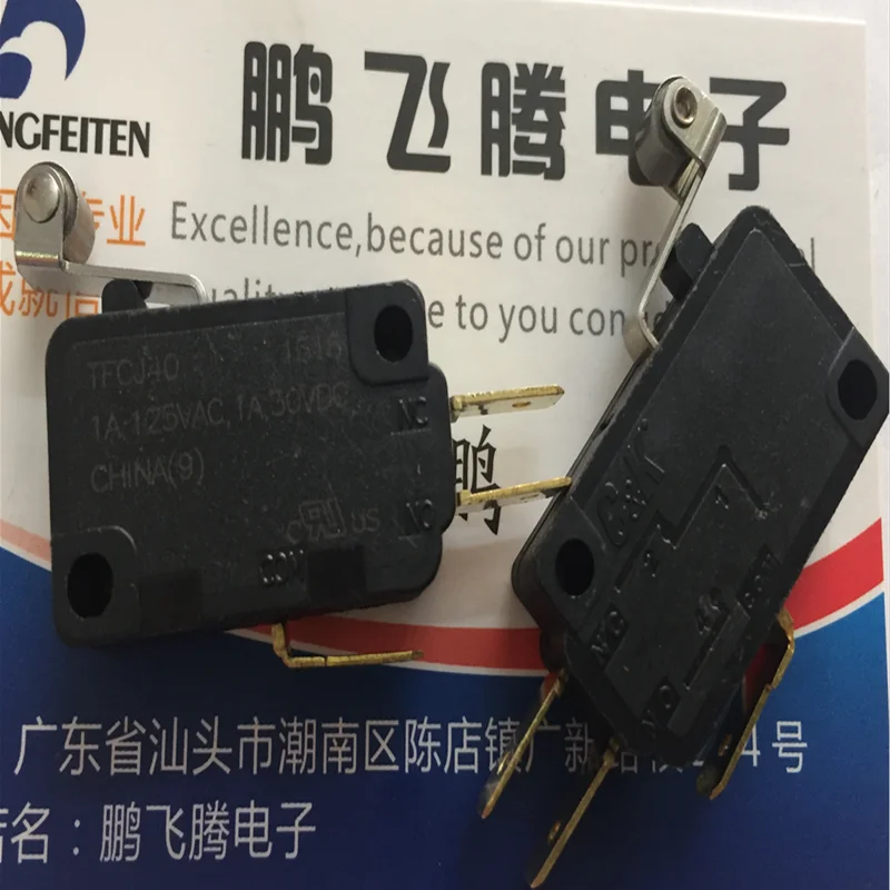 Концевой сброс хода США TFCJ40 TFCJF5SA2040C, переключатель с роликом, 3 фута, с поворотным рычагом 1A125V1A30VDC, 1 шт.