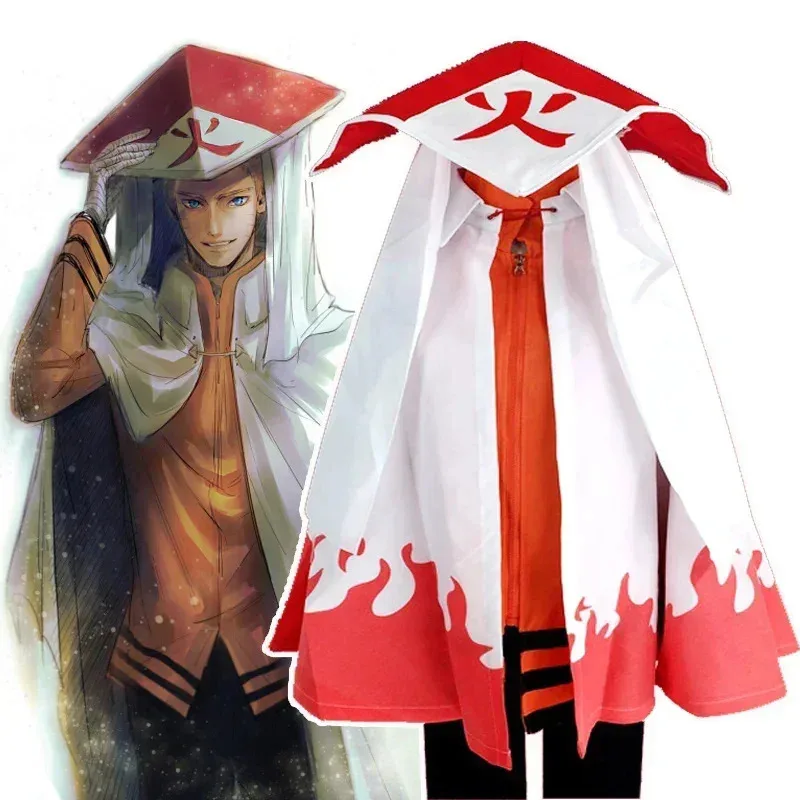 Аниме Boruto The Movie Shippuden Косплей Узумаки Seventh Hokage толстовки пальто куртка костюм униформа толстовка