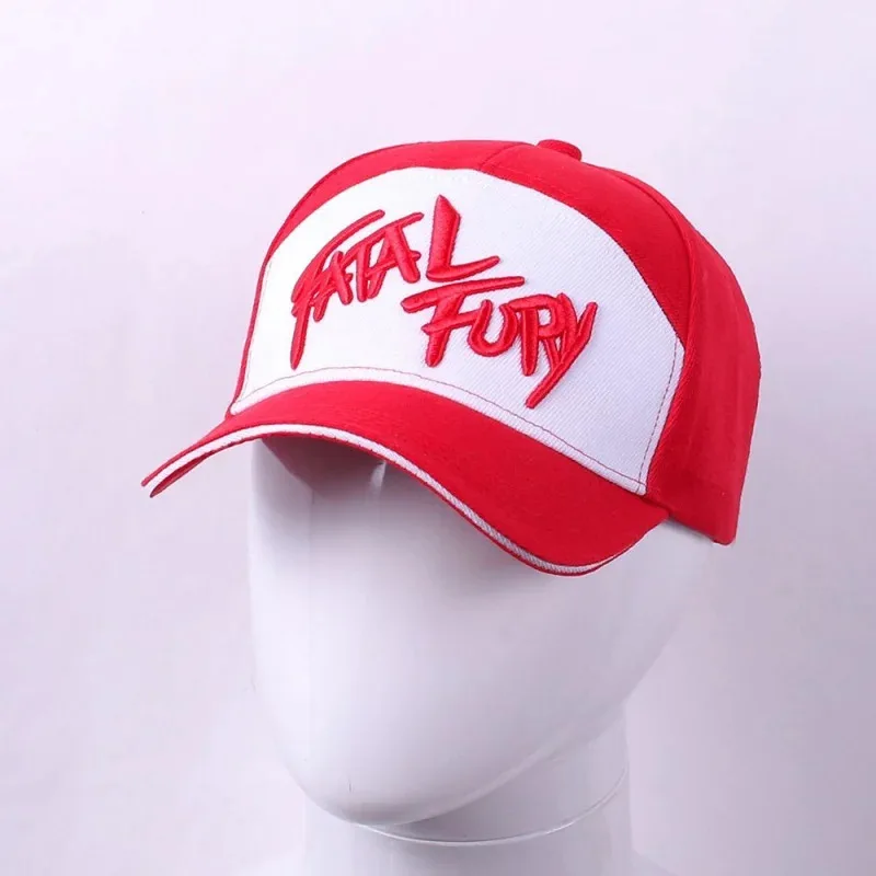 Фото Fatal Fury боксерский император Терри голодный волк сказала тканевая шляпа кепка с вышивкой хлопковая бейсболка сетчатая шляпа №2