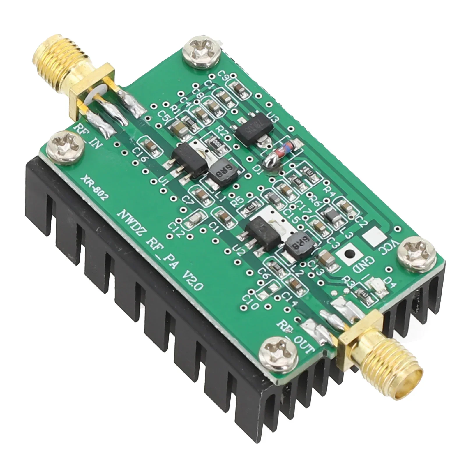 Фото Передатчик RF усилитель мощности 3 Вт 50 Ом 7x3 см DC12-15V 2 МГц-700 МГц для цифровых радиостанций для FM коротковолновых радиостанций №5