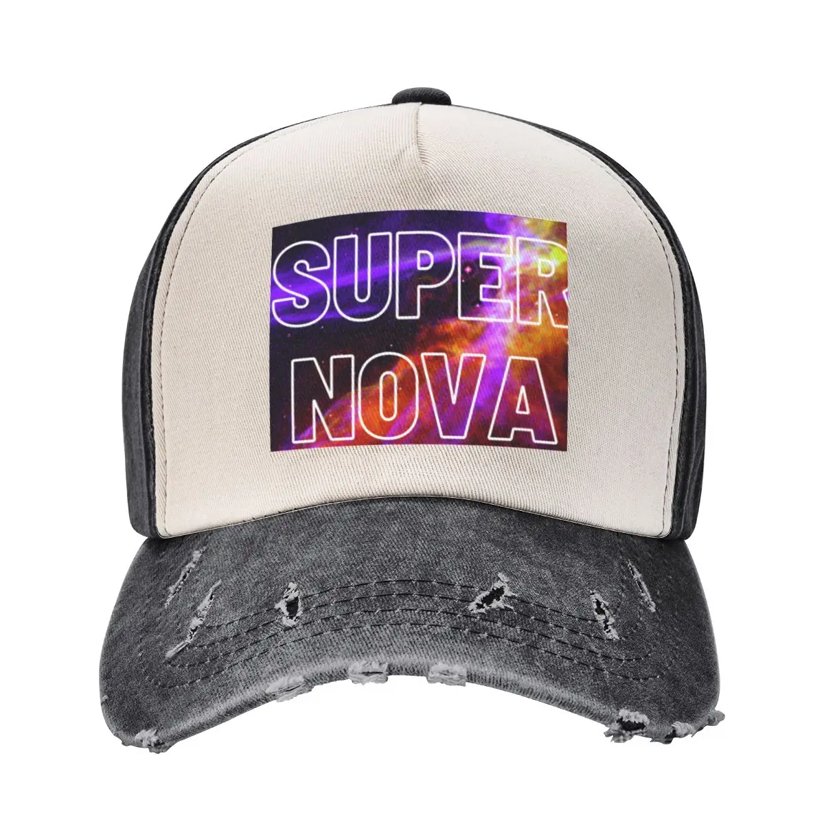 Бейсбольная кепка SUPERNOVA с козырьком. Уникальные шляпы. Шляпа с помпоном. Чайная шляпа. Женские шляпы. 2025 г., мужские.