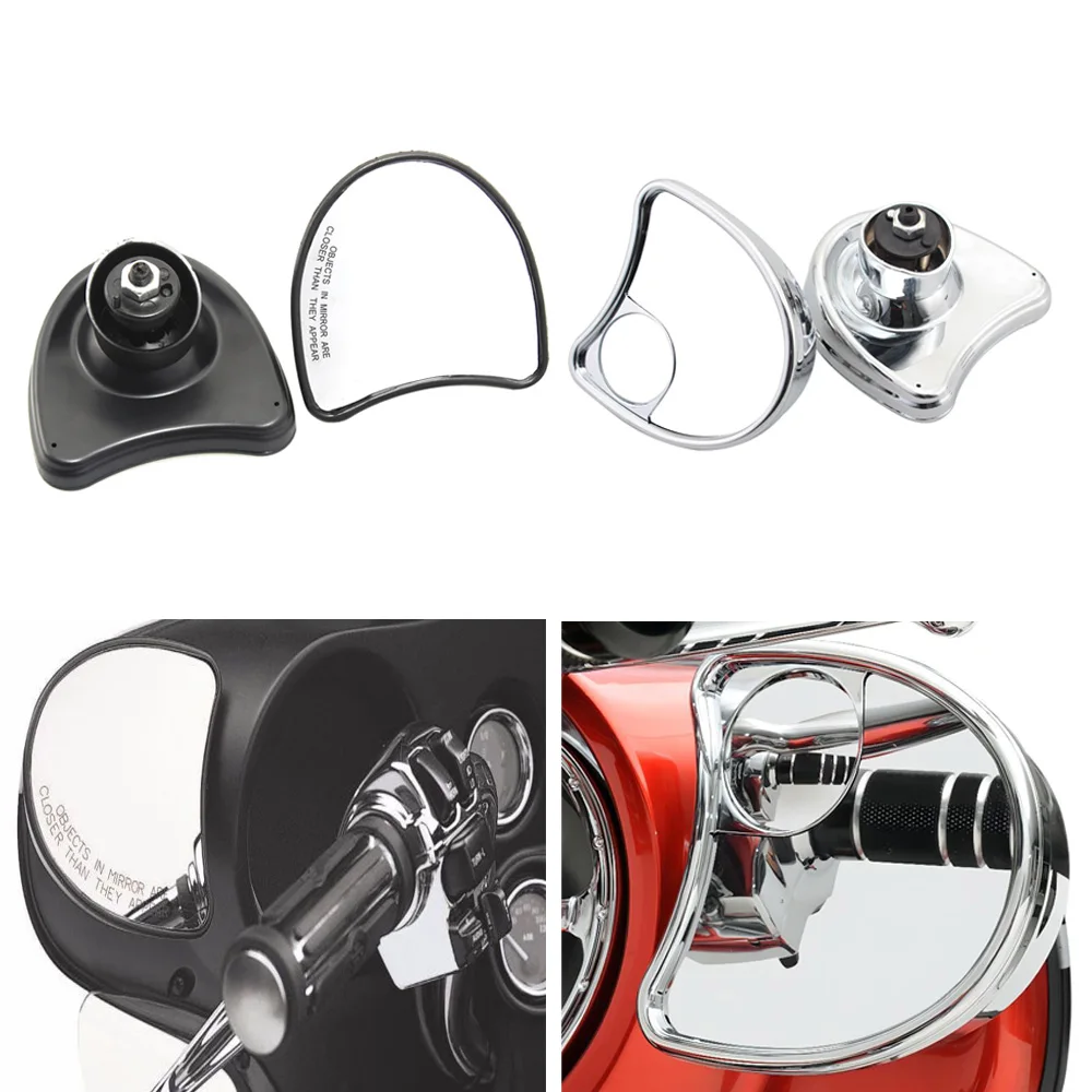 Деталь мотоцикла, обтекатель, боковое зеркало для Harley Davidson Street Glide FLHX FLHT FLHTK FLHTCU 1996-2013, регулируемое зеркало заднего вида