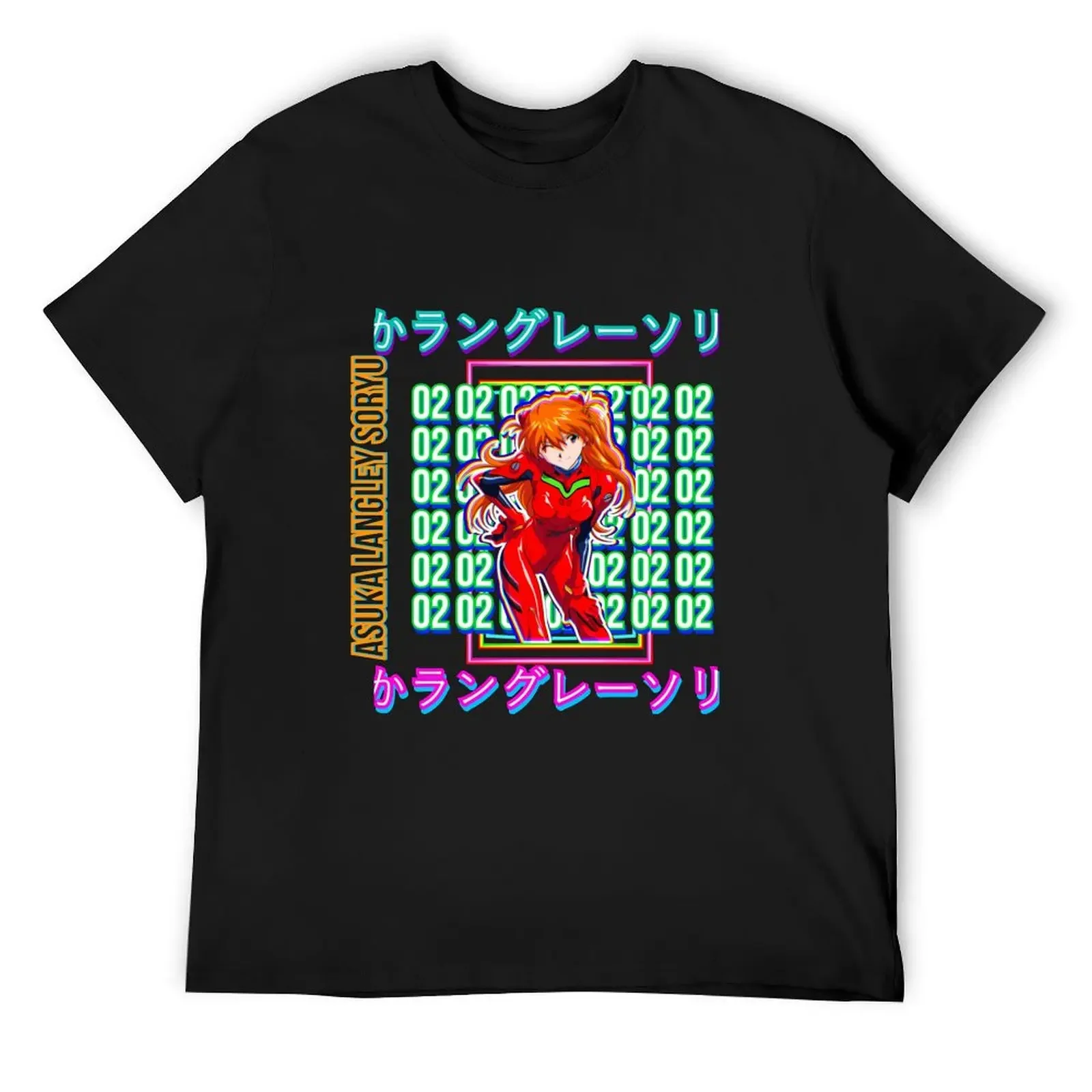 Футболка AUSKA LANGLEY VAPORWAVE, летняя рубашка, персонализированная футболка, большие футболки для мужчин