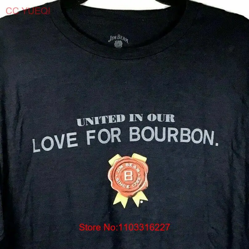 Черная хлопковая футболка Jim Beam «United In Our Love For Bourbon» — размер XL