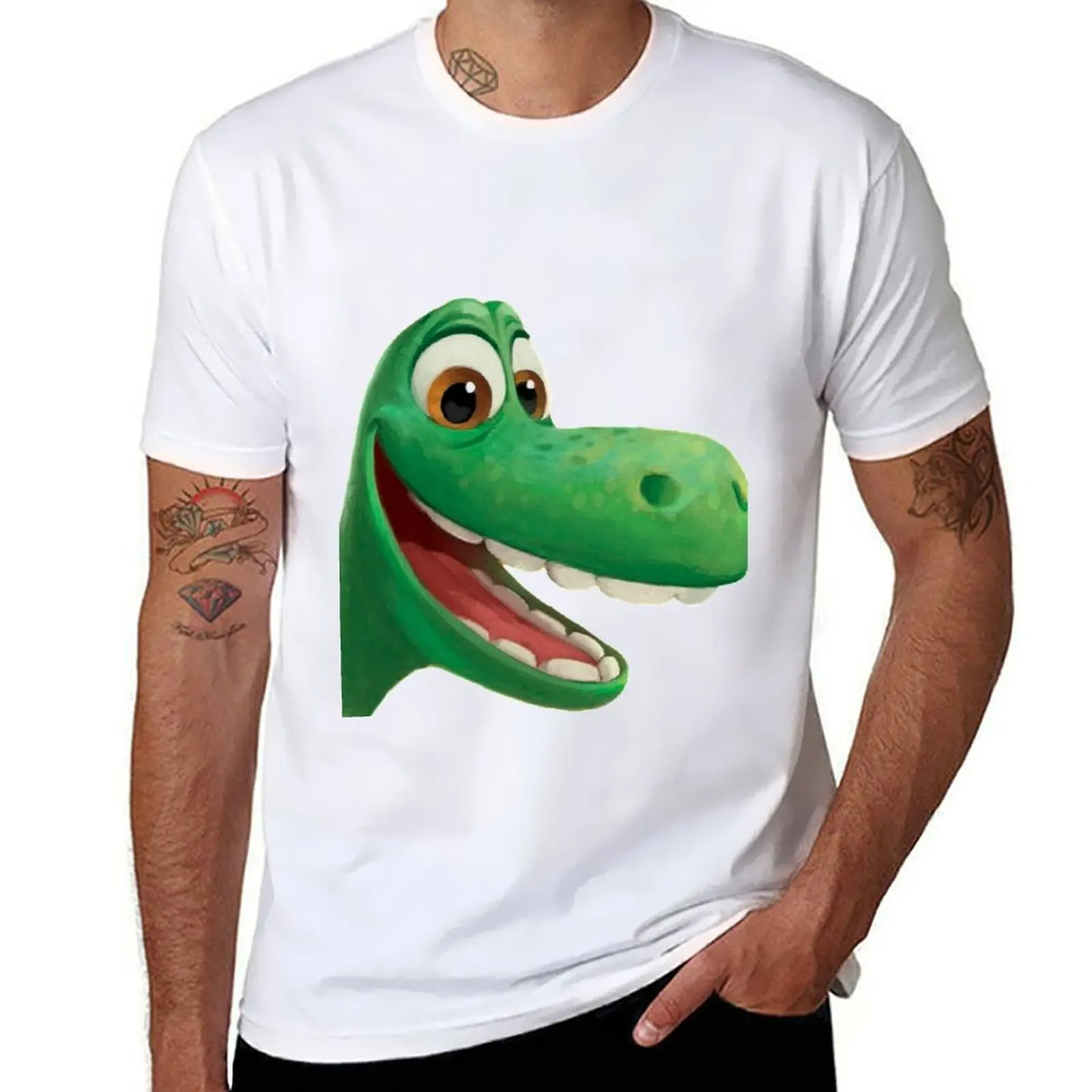 Футболка Good Dinosaur Arlo, мужские футболки с рисунком, мужская футболка