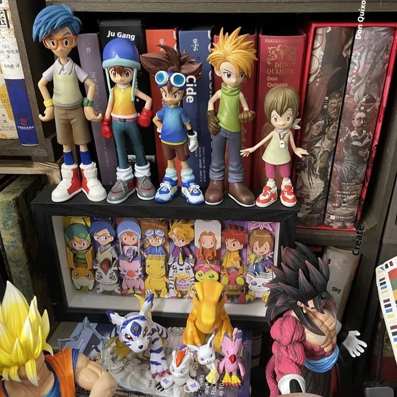 В наличии Digimon Mature Full Set Taiyi Agumon Digital Monster Mimi Tachikawa Palmon Patamon Gabumon Handmade Desktop Ornament