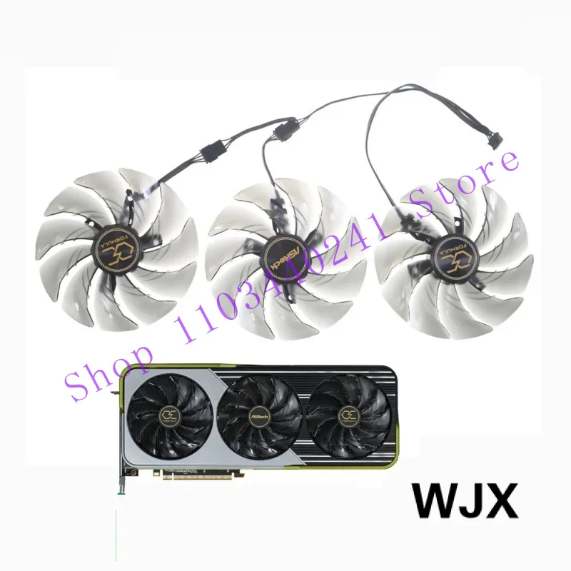 WYORESY 95 мм FDC10U12S9-C Вентилятор видеокарты для Asrock Radeon RX 6900 XT OC Formula Cooling