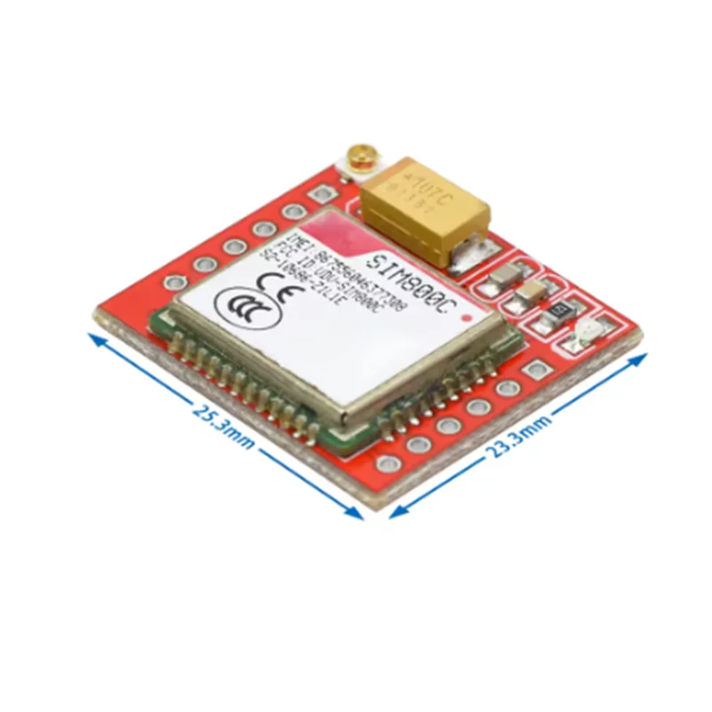 Фото SIM800 SIM800C GSM GPRS модуль 5 В/3,3 В TTL макетная плата IPE с Bluetooth и TTS STM32 C51 SIM800L №5