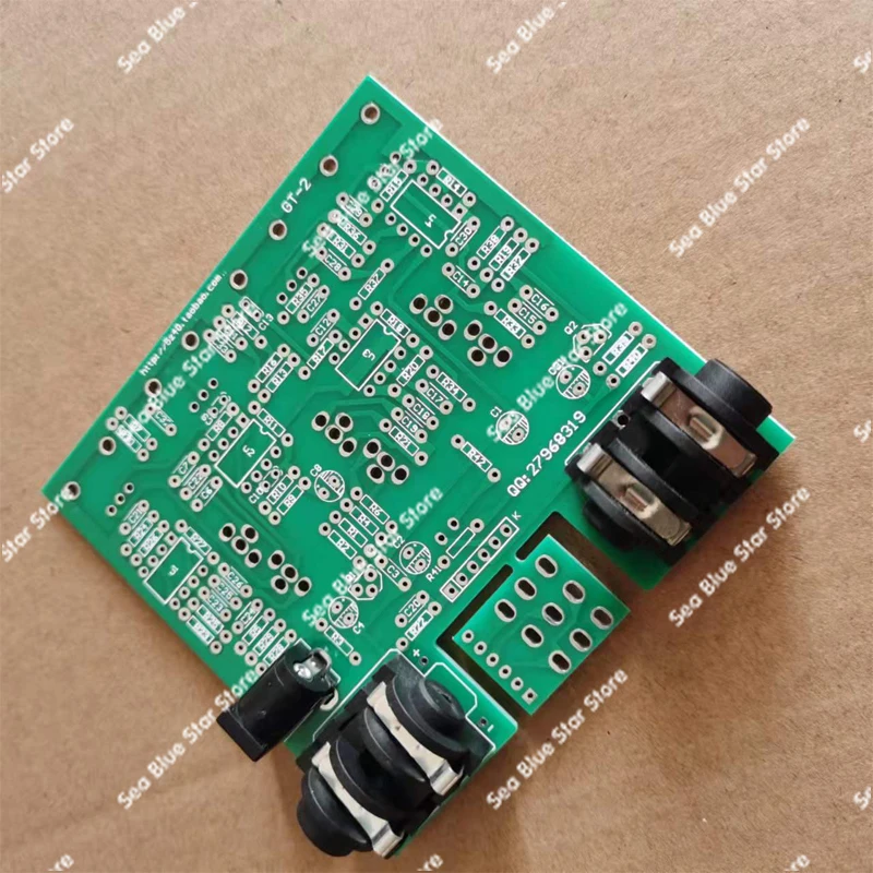 Фото Есть демонстрационное видео ручного устройства монолитного эффекта DIY tech21 GT-2, реплика печатной платы, головка печатной платы. №3