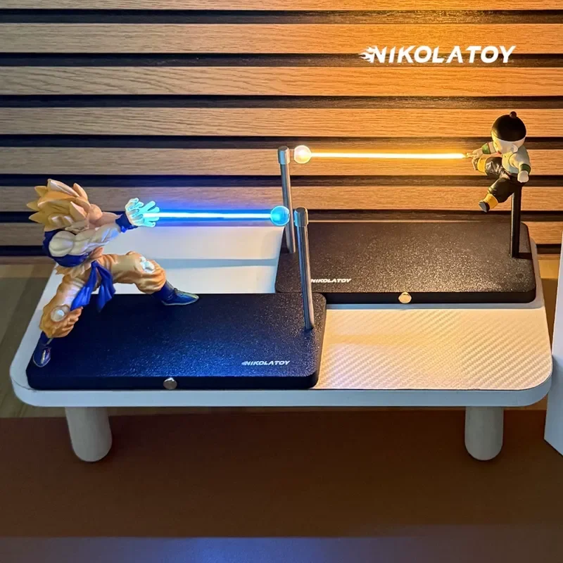 NikolaToy Dragon Ball Kakarotto Son Goku Kamehameha Wave Магнитный свет Лампа Модель Орнамент Аниме Фигурка Коллекционный подарок