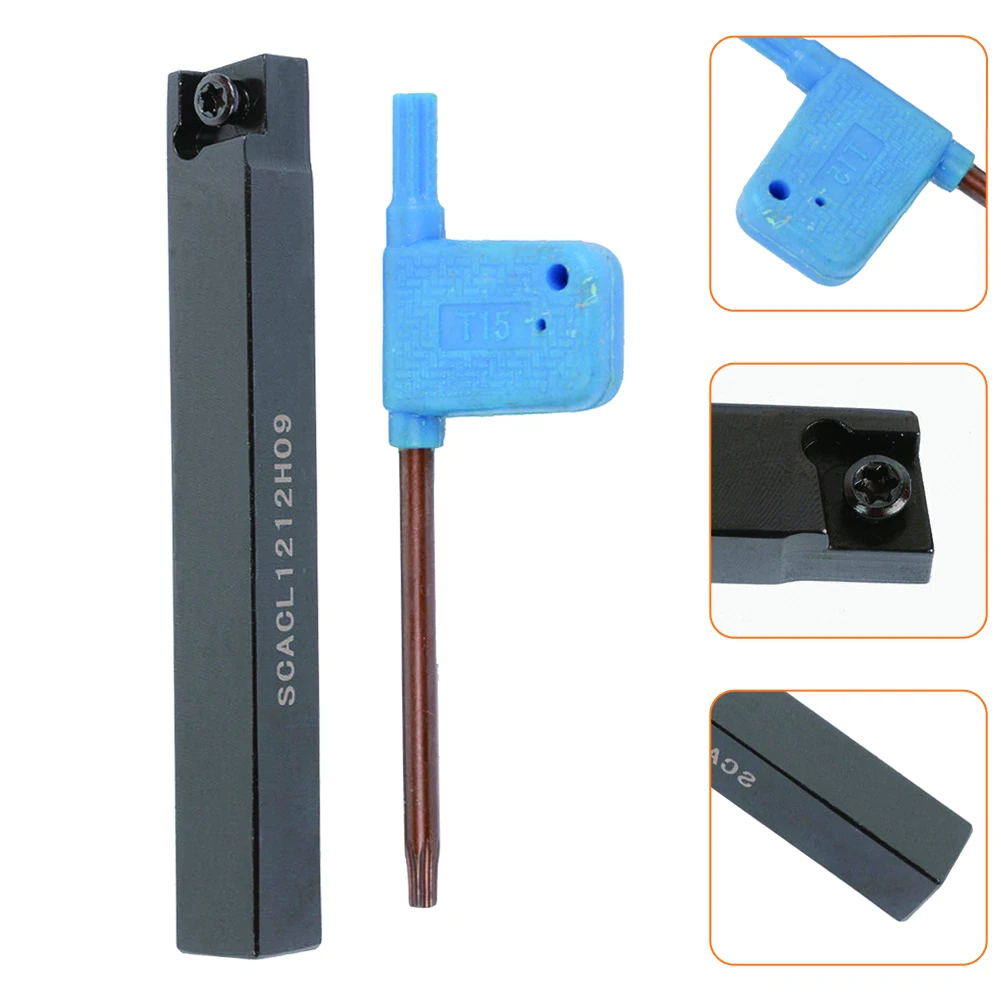 Фото SCACL 1212H09 поворотный держатель гаечный ключ T15 для CCMT09T304 308 вставки cnc металлический токарный станок Механическая мастерская Деревообрабатывающие инструменты №3