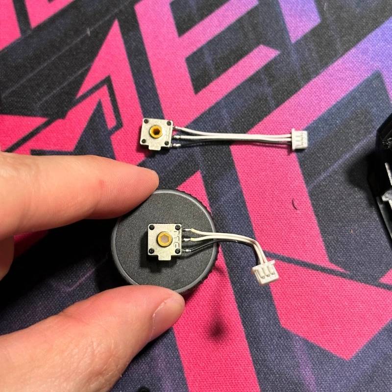 Желтое ядро ​​для TTC Mouse Encoder Колесо-декодер для мыши ROG Gladius III Razer Mamba Mouse