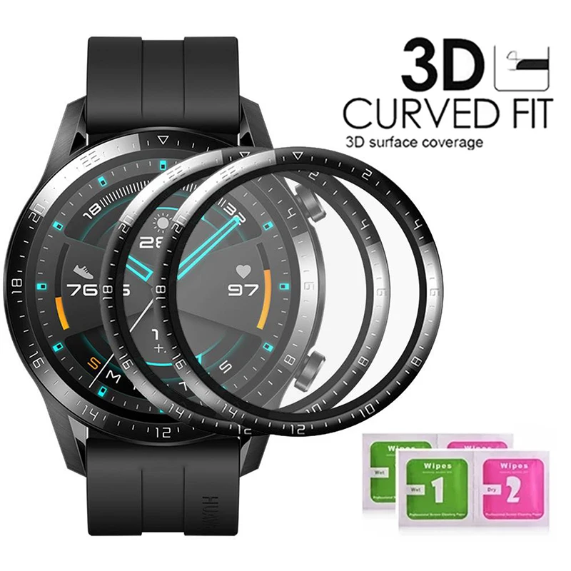 Фото 3D изогнутая мягкая волоконная Защитная пленка для Huawei Watch GT 2 3 Pro GT Runner Fit 2 ES Защита экрана для Honor Magic 42 мм 46 мм №1