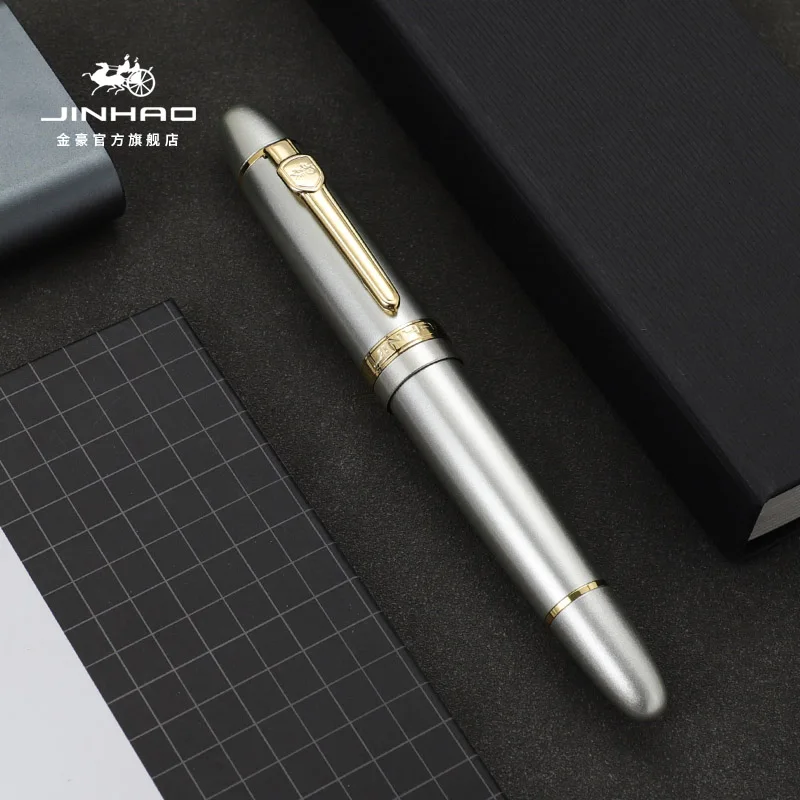 Ручка перьевая Чернильное JINHAO, роскошная шариковая ручка, ручки, сыворотки, школьные принадлежности, подарок на день отца, офисные гаджеты, прочные