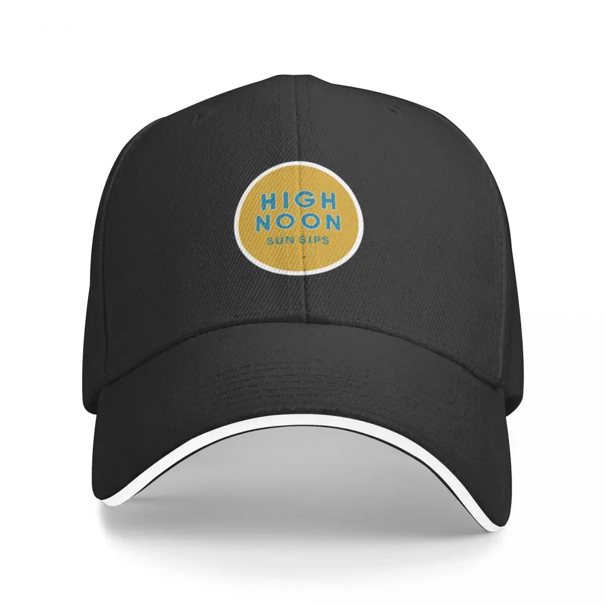 Классическая футболка High Noon Sun Sips CircleКлассическая бейсболка Зимняя шапка тактическая кепка Элегантные женские шапки Мужские