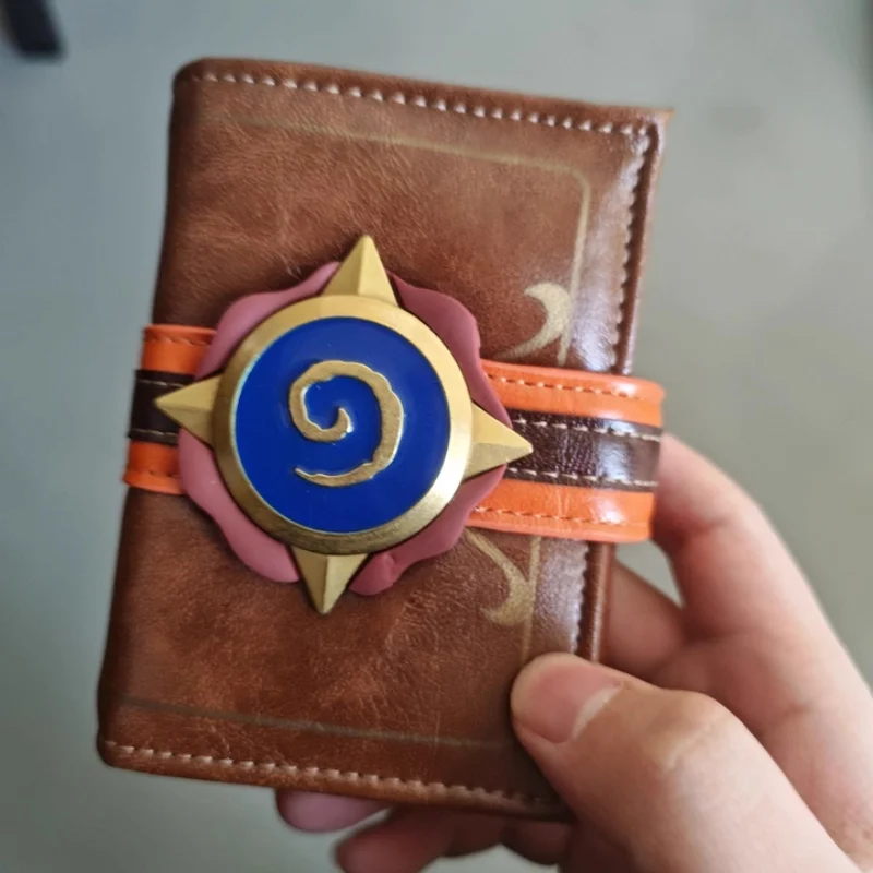 Фото В наличии кожаный кошелек Msmo с тиснением Hearthstone Heroes Of Warcraft, новый подарок №5