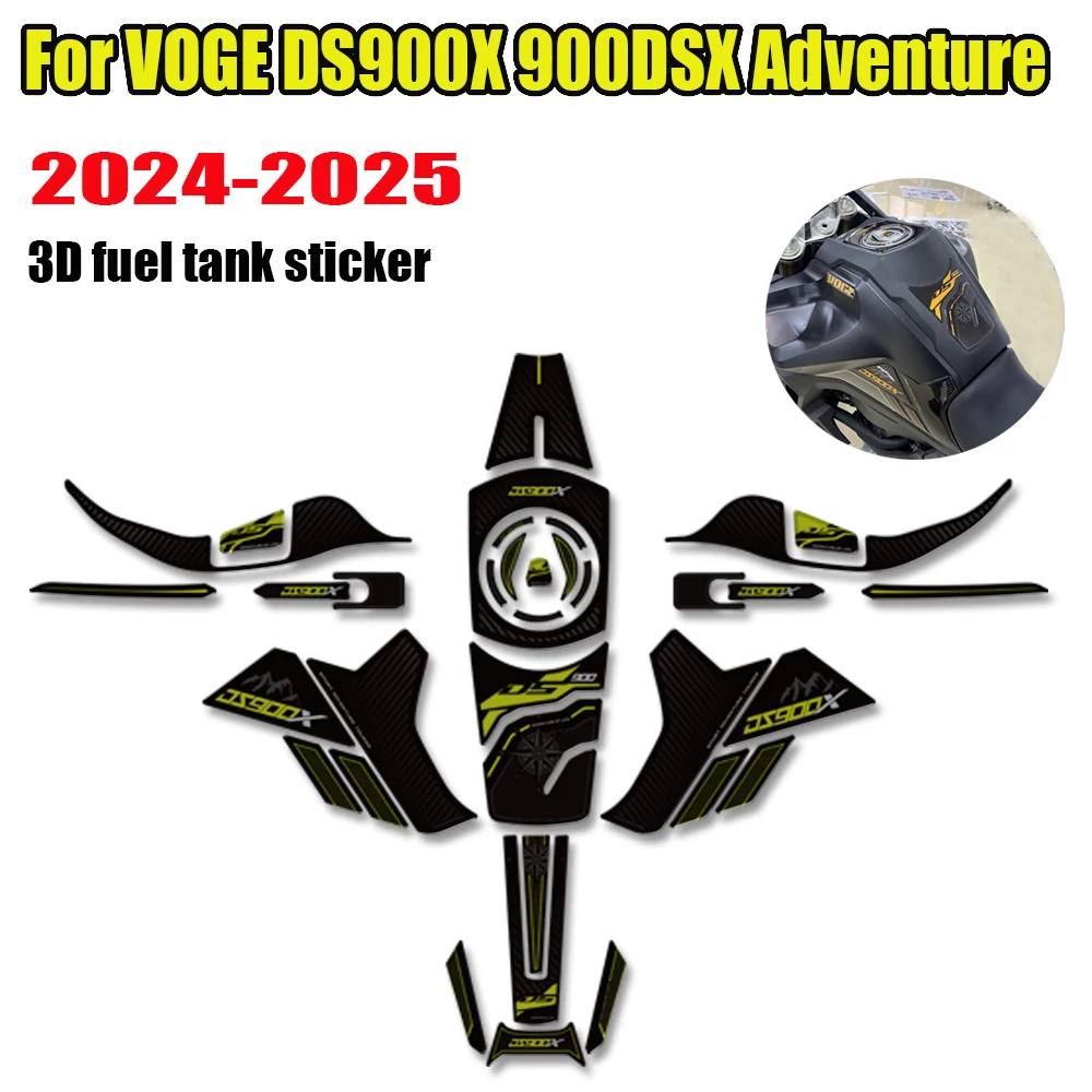 Для VOGE DS900X 900DSX Adventure Moto Tank Pad Защитные наклейки для газа и масла Наклейки Обтекатель крыла VOGEDS900X 2024 2025