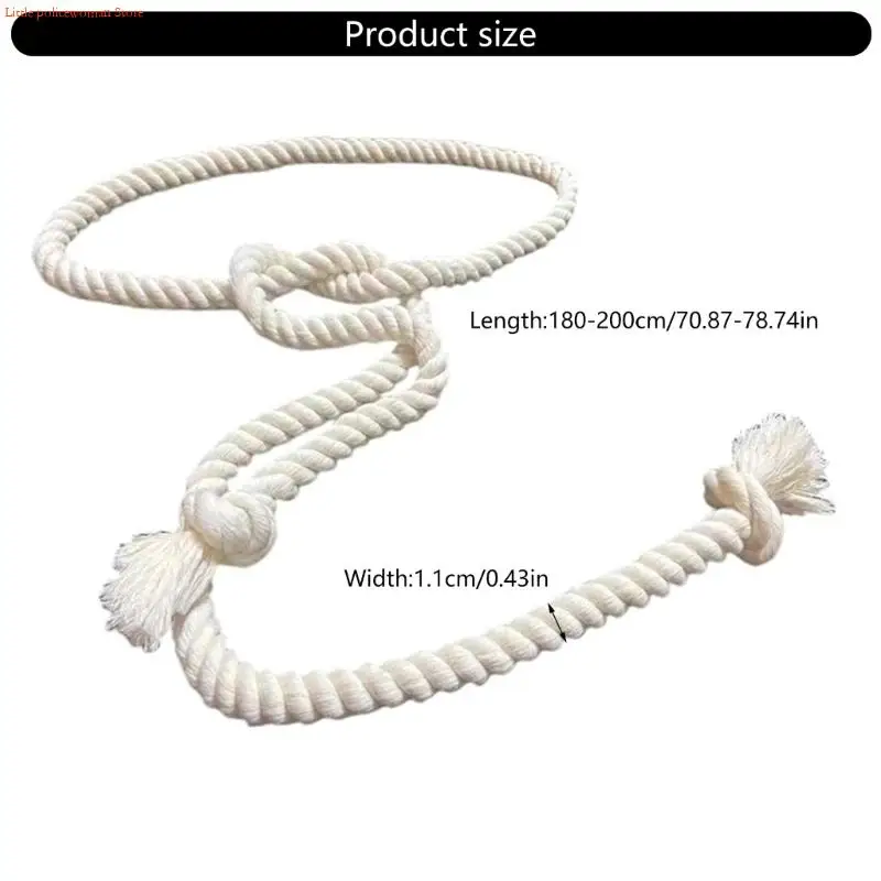 F92d Retro Brawed Belt Belt Cotton Linen Linen Tost (art.: 3920d16a8ee38) - 3920d16a8ee38