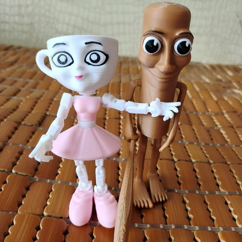 Hot Tung Tung Tung Sahur Балерина Капучино Фигурка Brainbot Аниме Tralalero Tralala Акула Настольный орнамент Игрушки Подарки